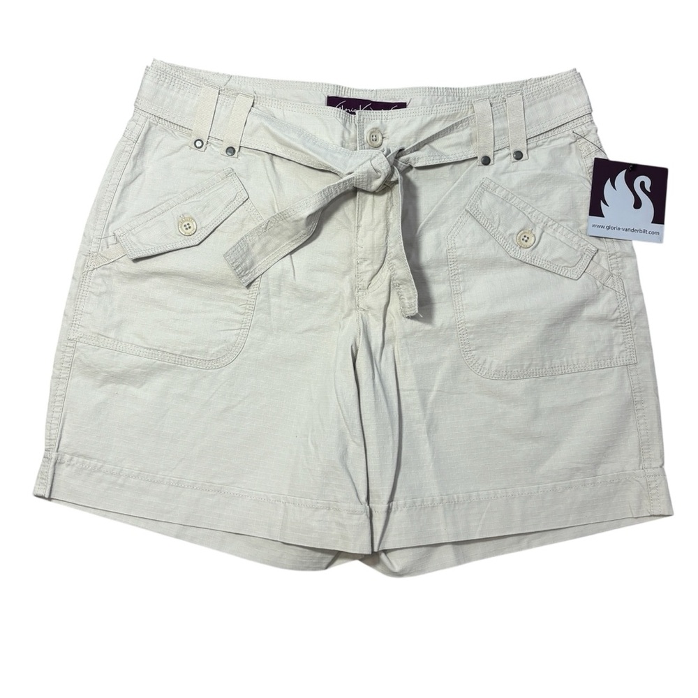 Gloria Vanderbilt Short with‎ Belt - size 12 NWT